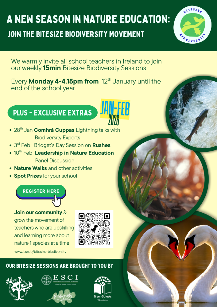 poster a new season in nature education join the bitesize biodiversity movement