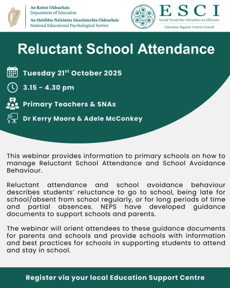 reluctant school attendance 21st oct p1