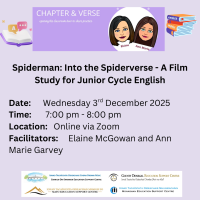 Spiderman: Into the Spiderverse - A Film Study for Junior Cycle English