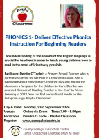 Phonics 1 - What Exactly Do We Teach