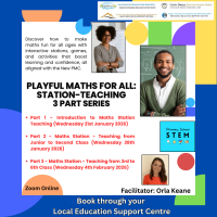 Playful Maths For All: Station -Teaching - 3 Part Series