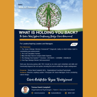 What is Holding you Back?